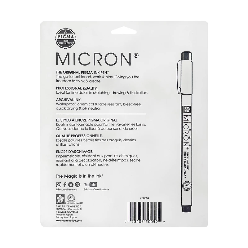 Micron® Black Archival Ink Pens, 10ct.