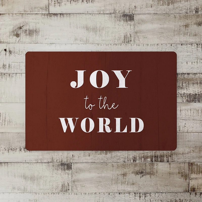 Joy To The World 27x18 Floor Mat