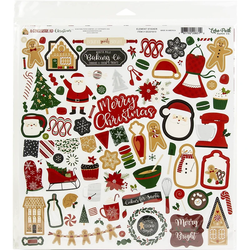 Echo Park™ A Gingerbread Christmas Collection Kit, 12" x 12"