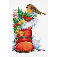 Luca-S Christmas Boot Counted Cross Stitch Kit