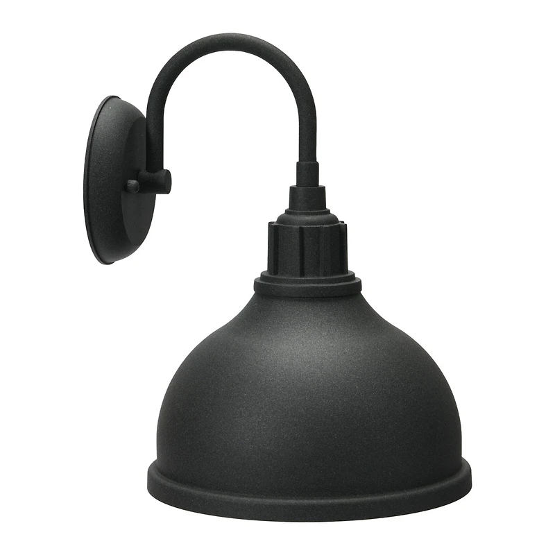 Hello Honey® Robert Stevenson Lighting Landon Distressed Black Metal Outdoor Light with Shade