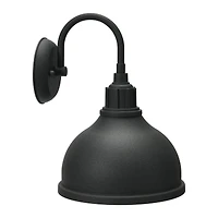 Hello Honey® Robert Stevenson Lighting Landon Distressed Black Metal Outdoor Light with Shade