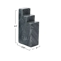 Hello Honey® 6.5" Geometric Marble Bookend Set