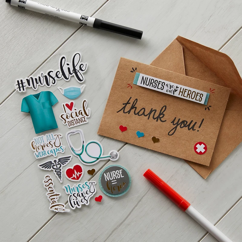 Nurse Life Dimensional Stickers by Recollections™