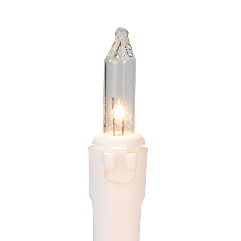 100ct. Mini Christmas String Lights with White Wire