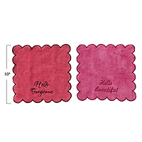 Hello Honey® Embroidered Sayings Cotton Bath Towel Set
