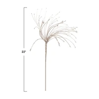 Hello Honey® 22" Silver Beaded Spray