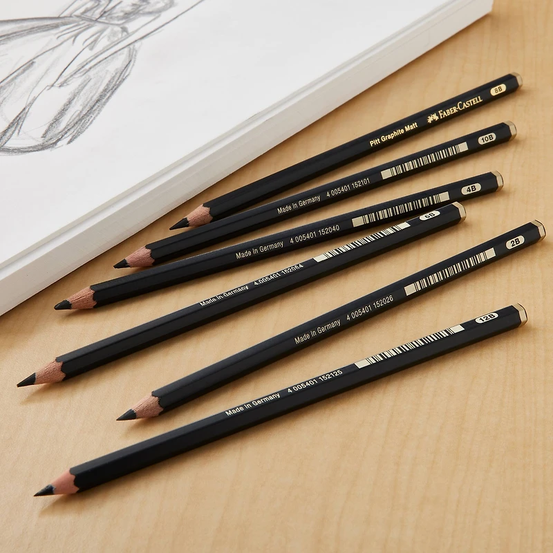 Faber-Castell® PITT® Matte Graphite Pencil Set