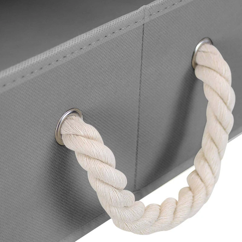 Sorbus 20" Trapezoid Storage Box with Cotton Rope