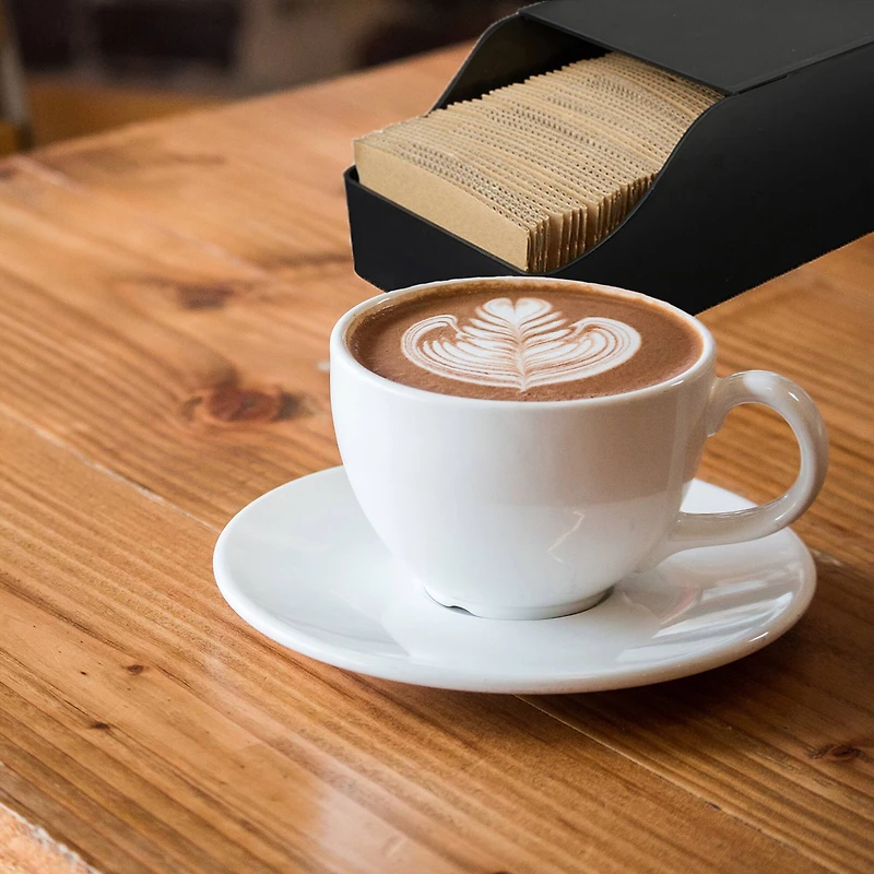 Mind Reader Black Single-Serve Hot Coffee Cup Sleeve Holder and Dispenser