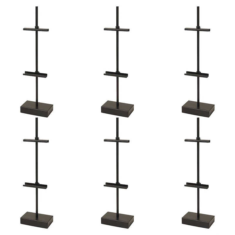 6 Pack: 18" Black Steel Adjustable Tabletop Easel by Studio Décor®