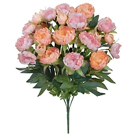 21" Peach Mix Peony Deluxe Bush by Ashland®