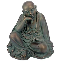 Design Toscano 22" Kaiyuan Temple Pondering Buddha Statue