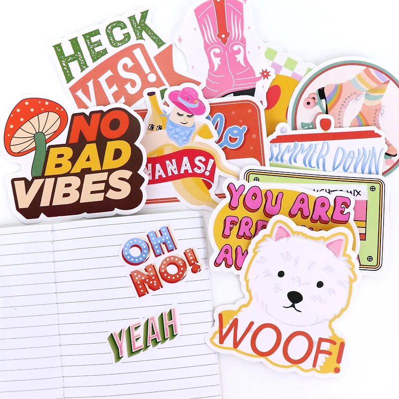 Vinyl Diecut Sayings & Phrases Sticker Set by Recollections™