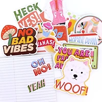 Vinyl Diecut Sayings & Phrases Sticker Set by Recollections™