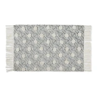 DII® Diamond Textured Hand-Loomed Shag Rug