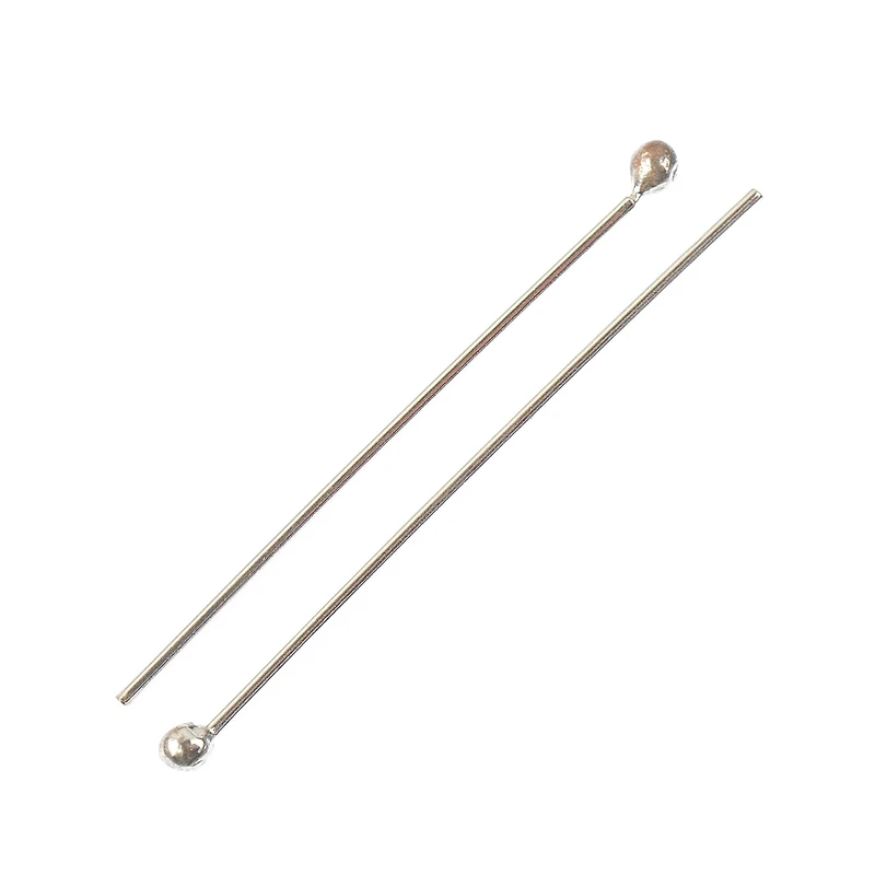 1" Sterling Silver Ball Head Pins, 16ct. by Bead Landing™