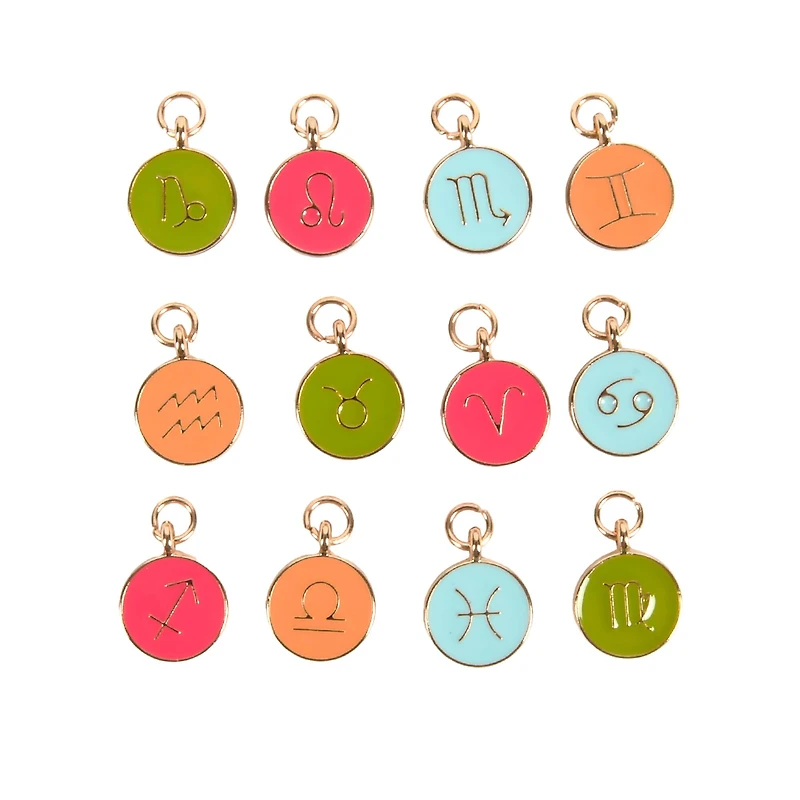 Zodiac Enamel Charm Set by Bead Landing™