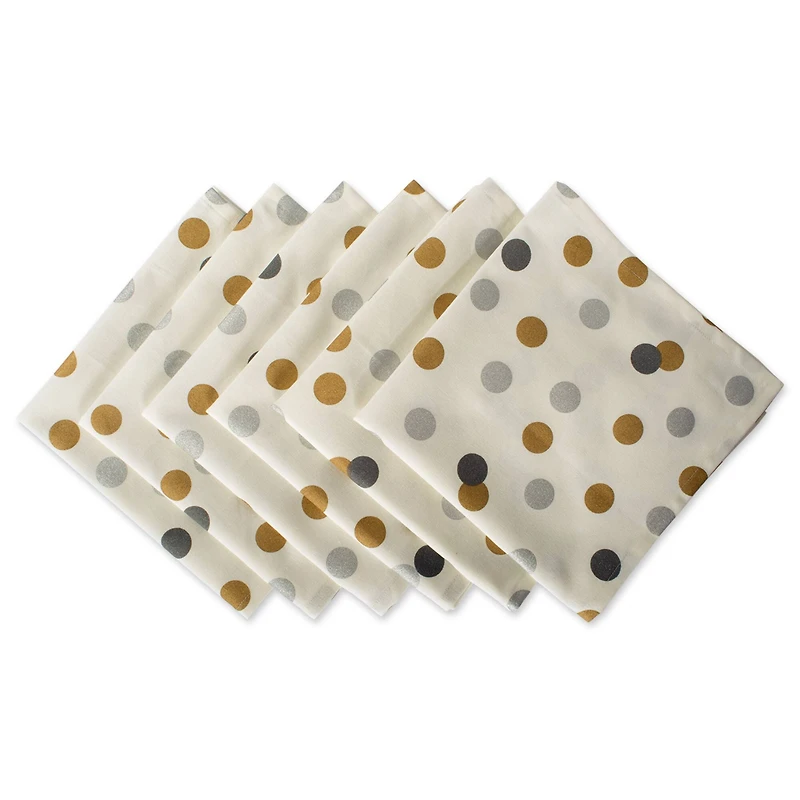 Metallic Confetti Napkin, 6ct.