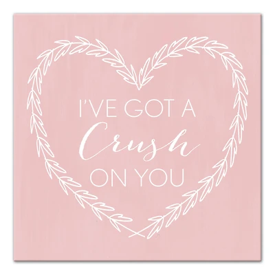 I've Got a Crush on You Canvas Wall Art