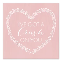 I've Got a Crush on You Canvas Wall Art