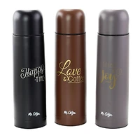 Mr. Coffee Luster Javelin 16oz. Stainless Steel Thermal Travel Bottle Set