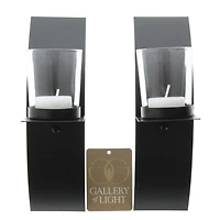 8" Mod-Art Candle Wall Sconce, 2ct.