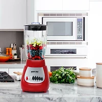 Better Chef Red 42oz. 10-Speed 350-Watt Glass Jar Blender