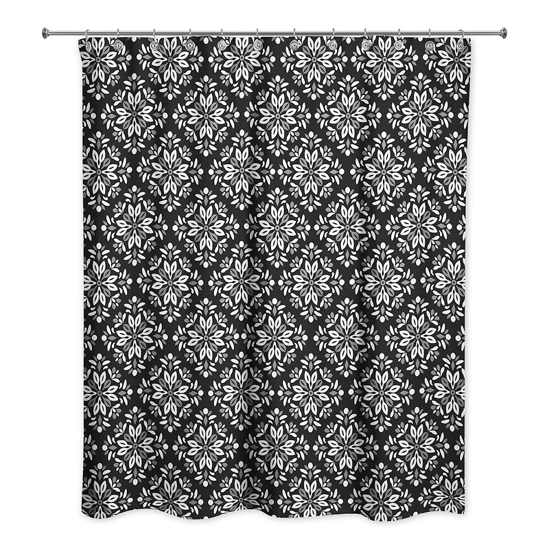 Leafy Medallions Shower Curtain