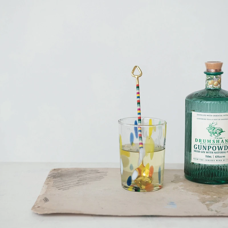 Hello Honey® 10oz. Blown Confetti Drinking Glasses, 6ct.