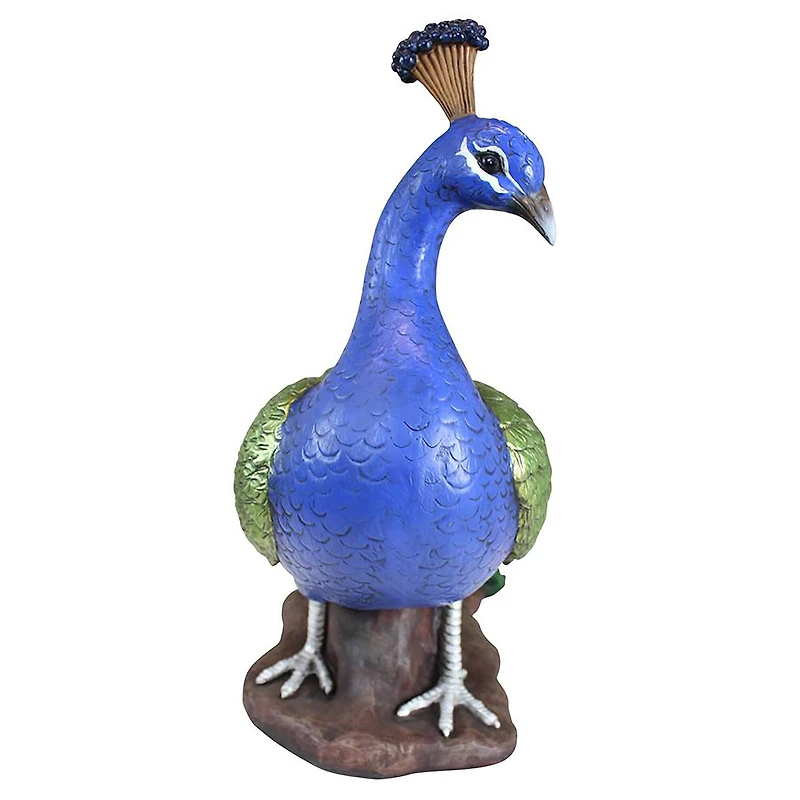 Design Toscano 21" The Regal Peacock Garden Sculpture