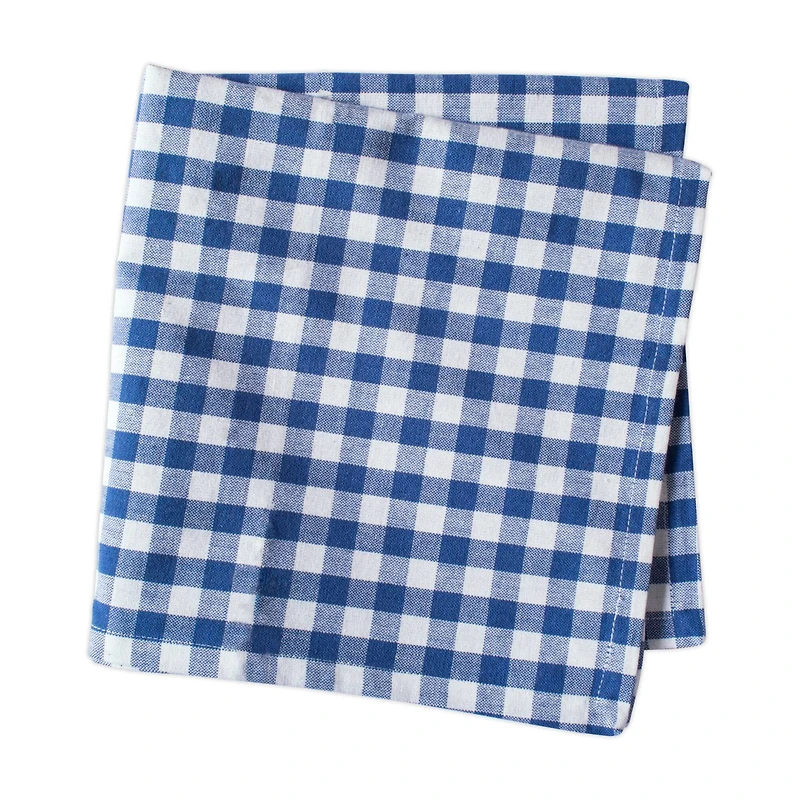 DII® Blue Farm Check Napkin, 6ct.