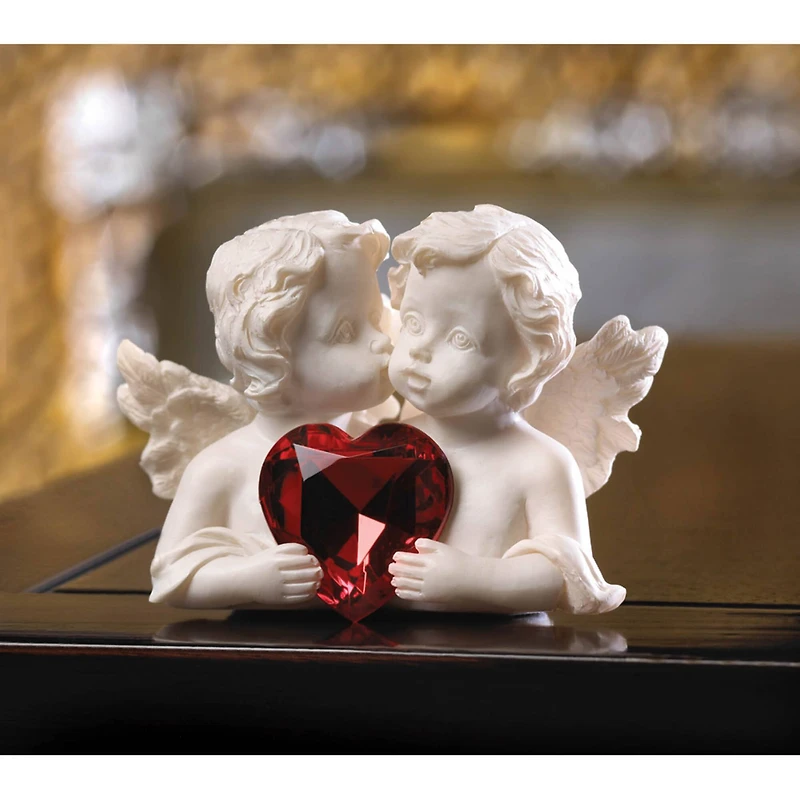 Two in Love Cherub Figurine 2.75" x 1.5" x 2