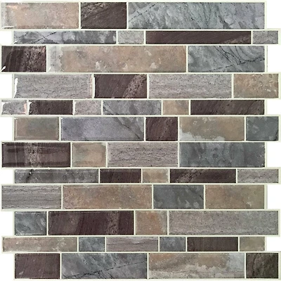 RoomMates Blue Long Stone Backsplash StickTiles®
