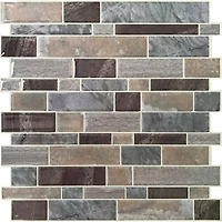 RoomMates Blue Long Stone Backsplash StickTiles®