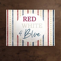 Red, White & Blue Twill Placemat
