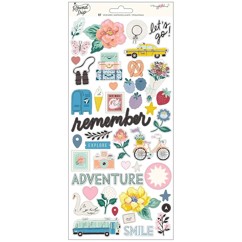 American Crafts™ Maggie Holmes Round Trip Cardstock Stickers