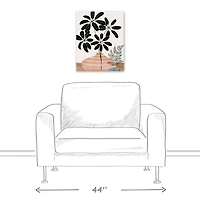 Schefflera Vase 16" x 20" Canvas Wall Art