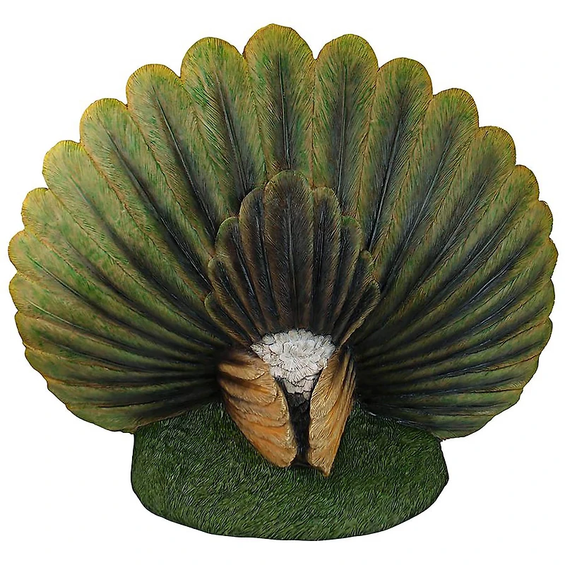 Design Toscano 24" Peacock Plumage Garden Statue