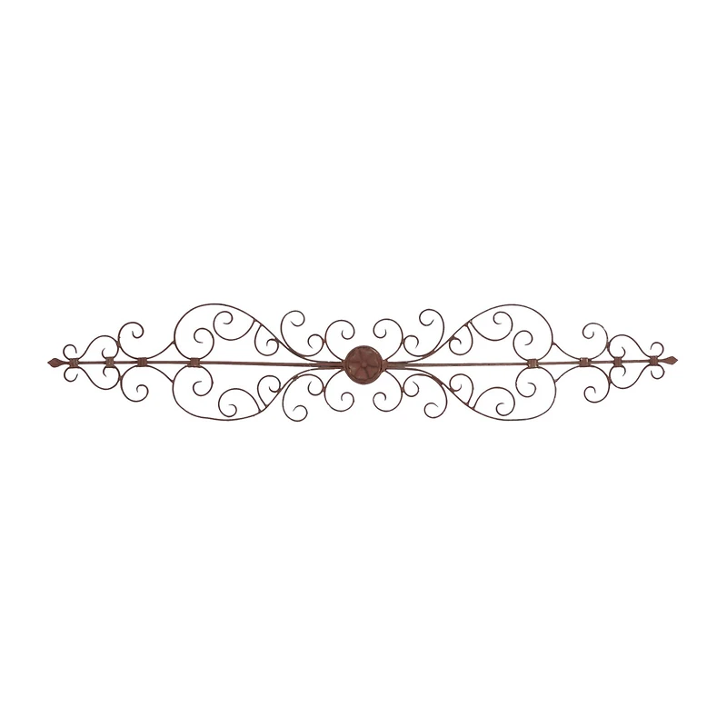 44" Brown Metal Rustic Wall Décor