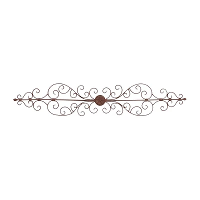 44" Brown Metal Rustic Wall Décor