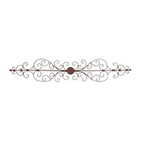 44" Brown Metal Rustic Wall Décor
