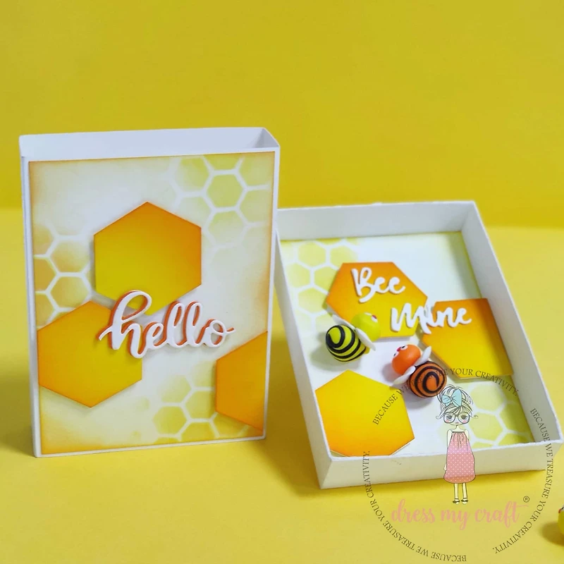 Dress My Craft® 1.5" Hexagon Designer Punch