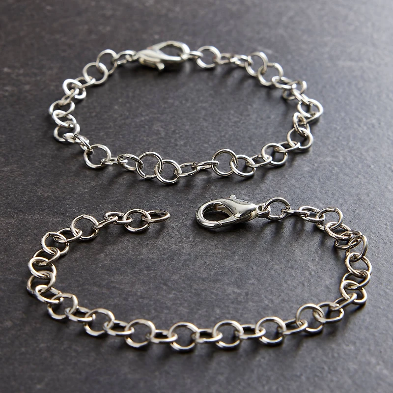 Silver Bracelet Chains by Creatology™, 2ct.