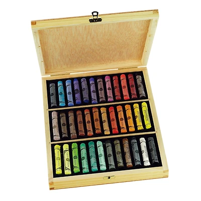Sennelier Extra-Soft 36 Color Pastel Wooden Box Set