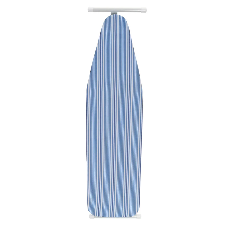 Household Essentials Ironing Board with Steel Top and Striped Design