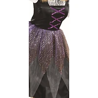Medium Black & Purple Witch Women's Costume