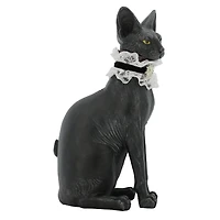7.5" Black Sphynx Cat Tabletop Accent by Ashland®