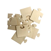 12 Packs: 9 ct. (108 total) Wooden Puzzle Shapes by Creatology™