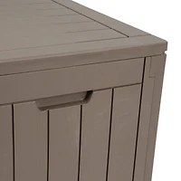 6 Pack: Honey Can Do 30gal. Brown Small Deck Outdoor Storage Box